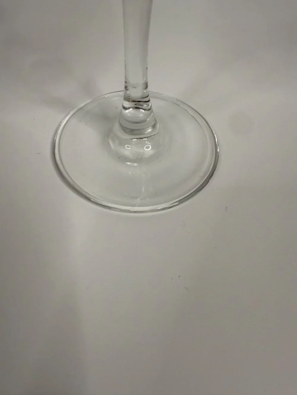 Crystal Swirl Champagne Goblet / Wine Glass, 7.5